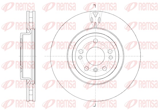 Brake Disc - 61576.10 REMSA