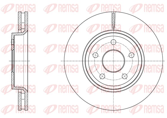 Brake Disc - 61668.10 REMSA