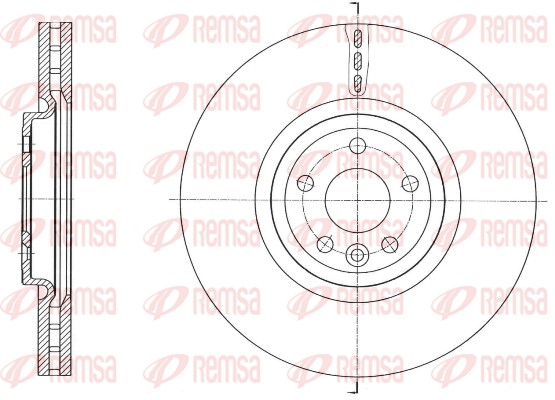 Brake Disc - 61758.10 REMSA