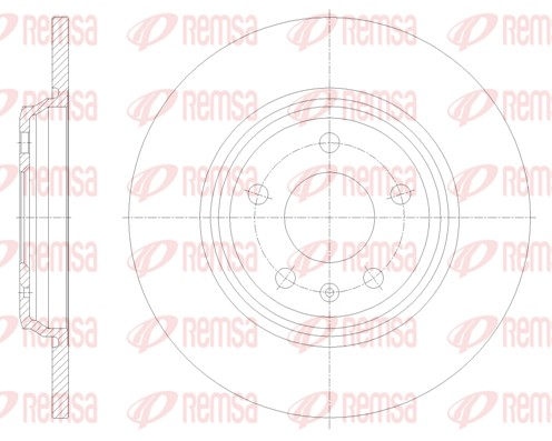 Brake Disc - 61771.00 REMSA