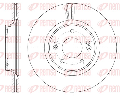 Brake Disc - 61781.10 REMSA