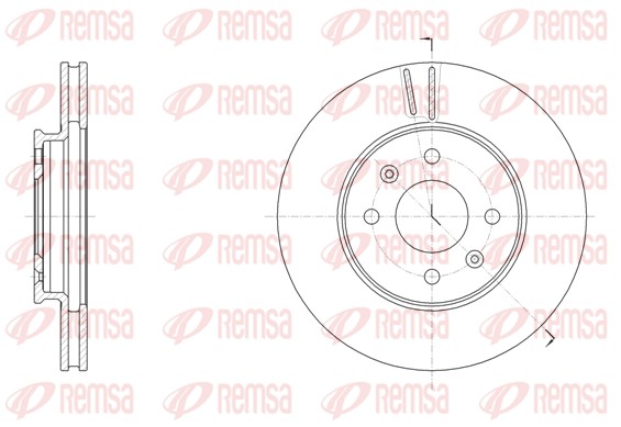 Brake Disc - 61784.10 REMSA