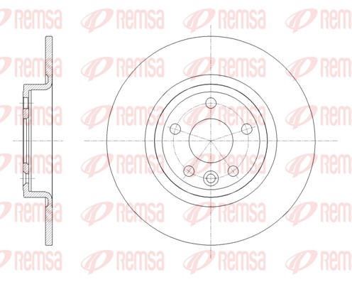 Brake Disc - 61785.00 REMSA