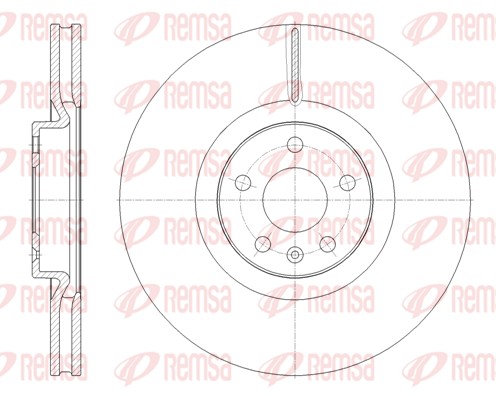 Brake Disc - 61797.10 REMSA