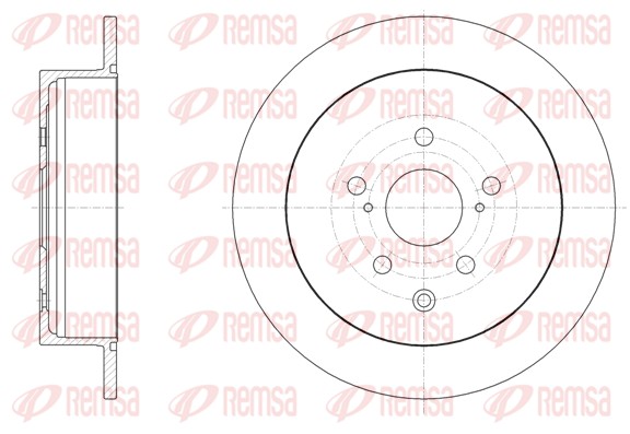 Brake Disc - 61815.00 REMSA