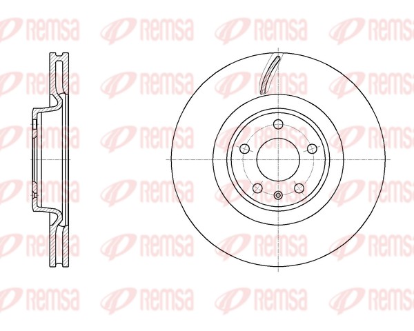 Brake Disc - 61970.10 REMSA