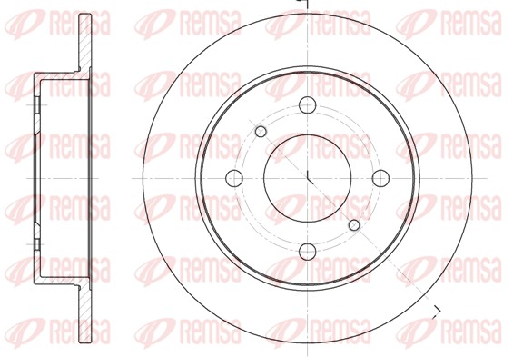 Brake Disc - 6200.00 REMSA