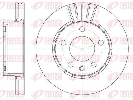 Brake Disc - 6202.10 REMSA