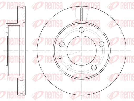 Brake Disc - 6203.10 REMSA