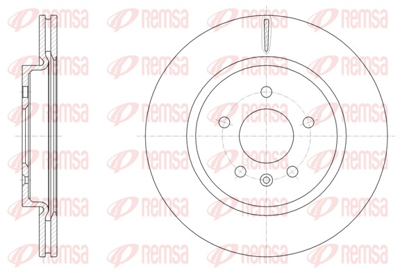 Brake Disc - 62106.10 REMSA