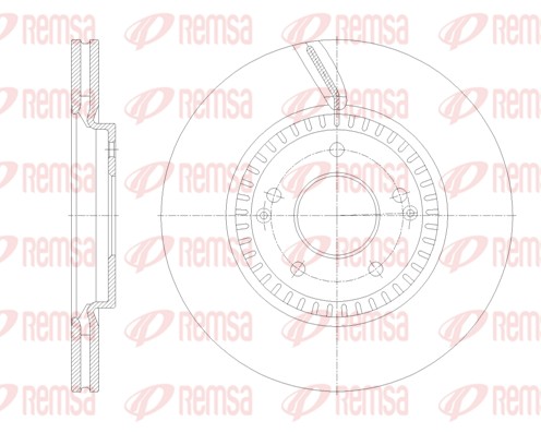 Brake Disc - 62115.10 REMSA