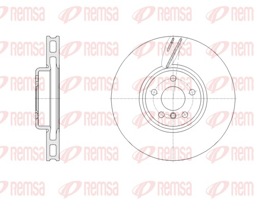 Brake Disc - 62127.10 REMSA