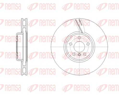 Brake Disc - 62127.11 REMSA