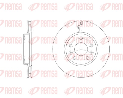 Brake Disc - 62130.10 REMSA