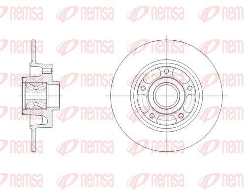 Brake Disc - 62138.20 REMSA