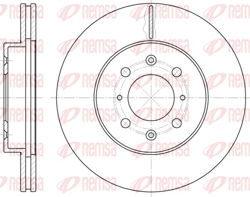 Brake Disc - 6224.10 REMSA