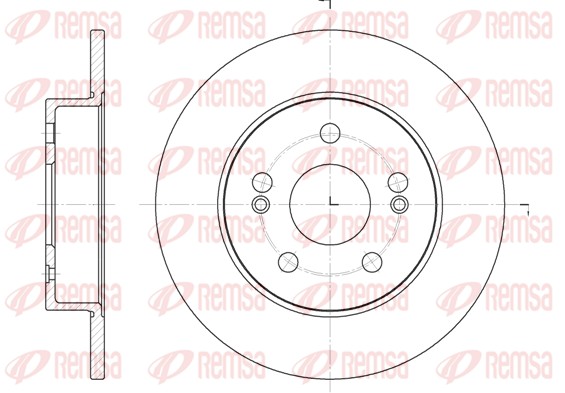 Brake Disc - 6239.01 REMSA