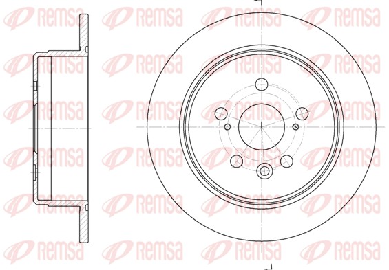 Brake Disc - 6245.00 REMSA