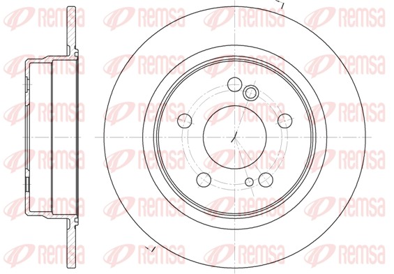 Brake Disc - 6270.00 REMSA