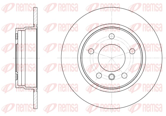 Brake Disc - 6284.00 REMSA