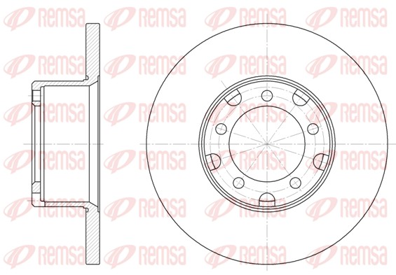 Brake Disc - 6291.00 REMSA