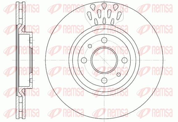 Brake Disc - 6315.10 REMSA