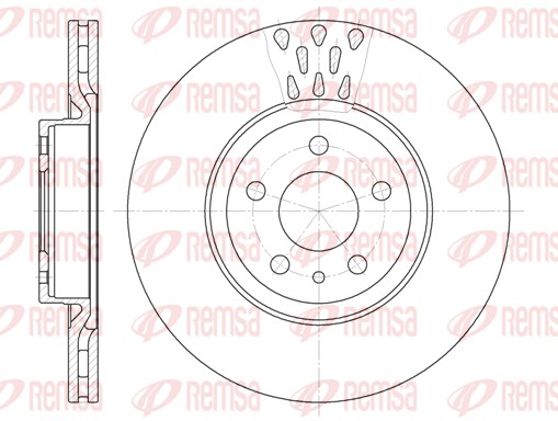 Brake Disc - 6316.10 REMSA
