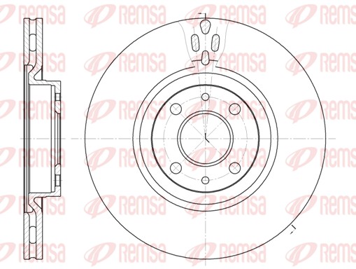 Brake Disc - 6316.11 REMSA