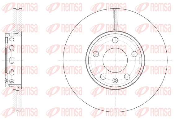 Brake Disc - 6328.10 REMSA