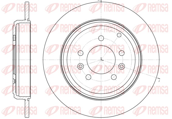 Brake Disc - 6330.00 REMSA
