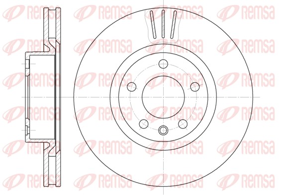 Brake Disc - 6339.10 REMSA