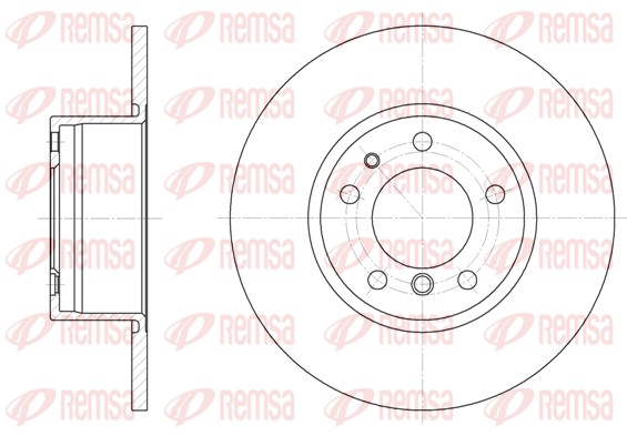 Brake Disc - 6347.00 REMSA