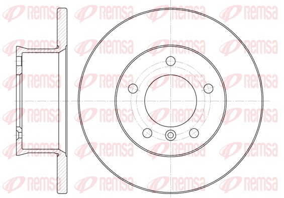 Brake Disc - 6350.00 REMSA