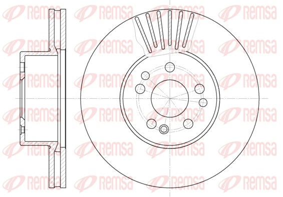 Brake Disc - 6353.10 REMSA