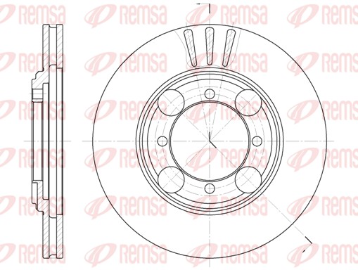 Brake Disc - 6375.10 REMSA