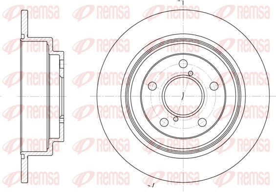 Brake Disc - 6398.00 REMSA