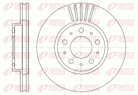 Brake Disc - 6410.10 REMSA