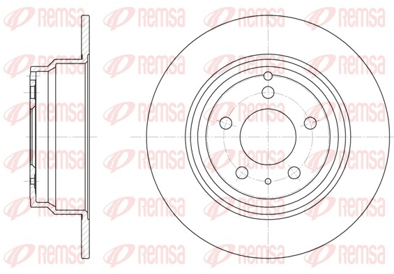 Brake Disc - 6411.00 REMSA