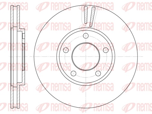 Brake Disc - 6419.10 REMSA