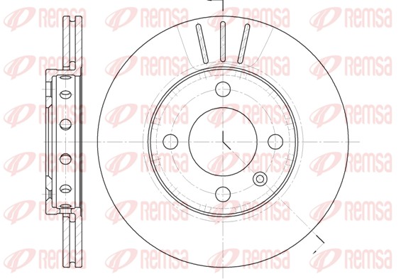 Brake Disc - 6426.10 REMSA