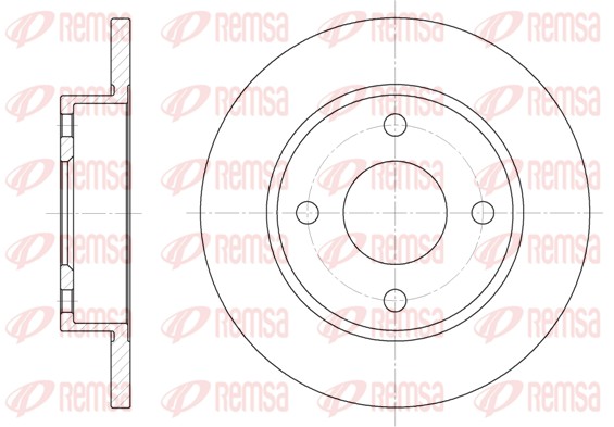 Brake Disc - 6427.00 REMSA