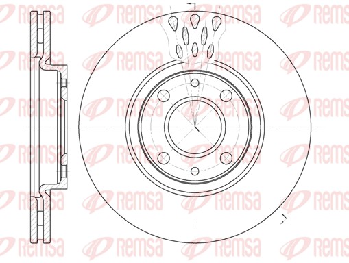 Brake Disc - 6443.10 REMSA