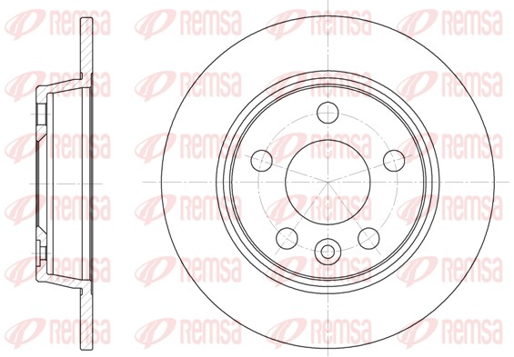 Brake Disc - 6453.00 REMSA