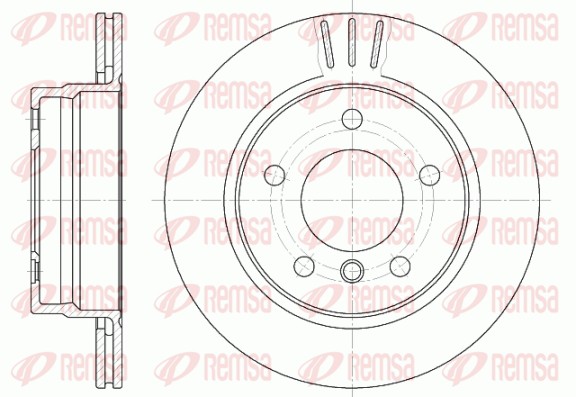 Brake Disc - 6458.10 REMSA