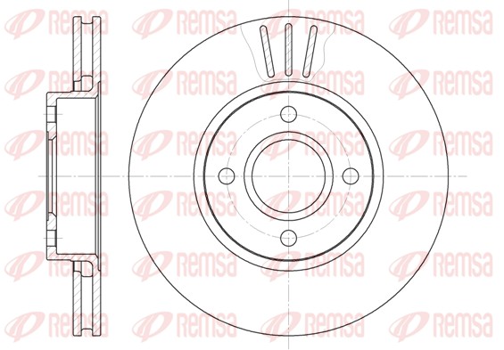 Brake Disc - 6469.10 REMSA