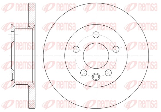 Brake Disc - 6481.00 REMSA