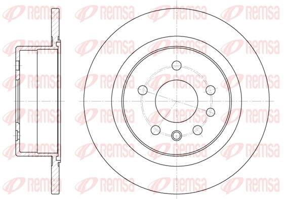 Brake Disc - 6488.00 REMSA