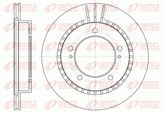 Brake Disc - 6492.10 REMSA