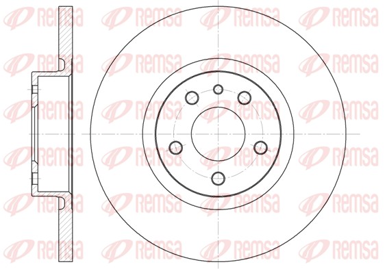 Brake Disc - 6512.00 REMSA