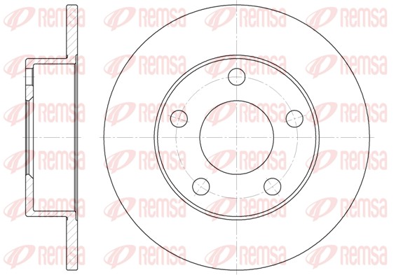 Brake Disc - 6513.00 REMSA
